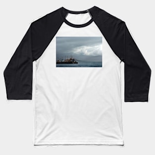 Dive support ships moored at Kyle of Lochalsh near Skye, Scotland Baseball T-Shirt